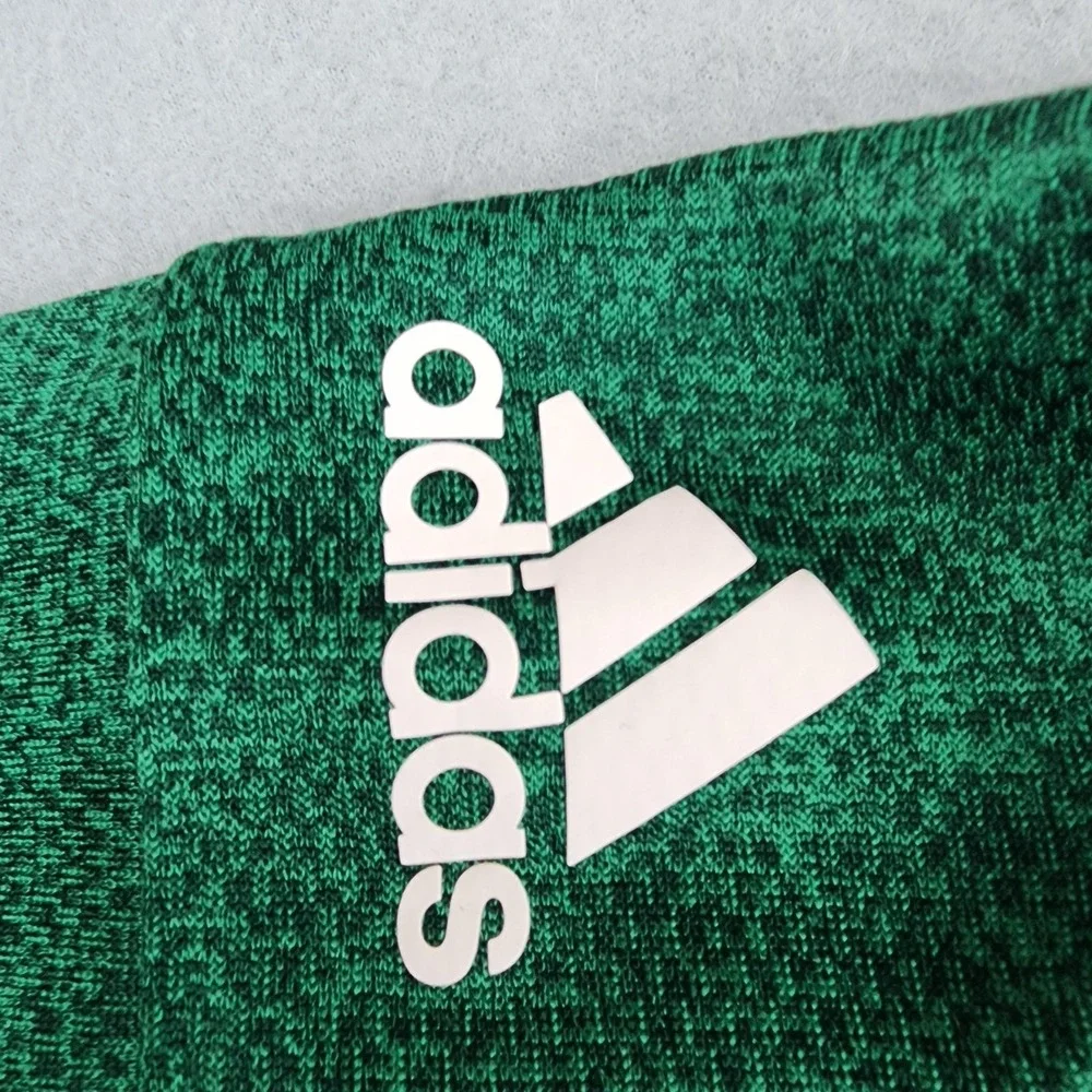 Eastern Michigan Eagles Hoodie Mens Large Green NCAA Swim Dive Adidas ClimaWarm